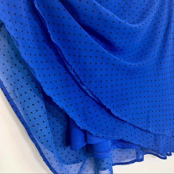 Torrid blue polka dot mini skirt - Picture 7 of 12